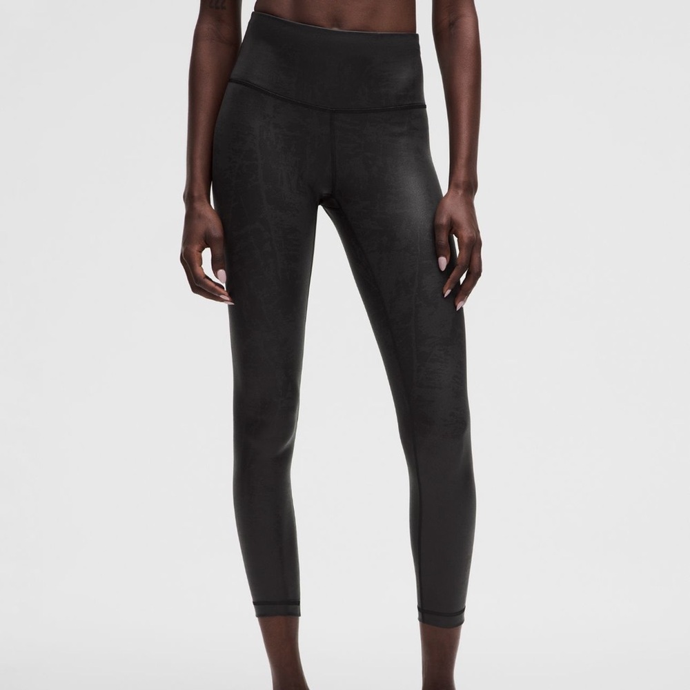 Lululemon Wunder Train High-Rise Tight 25” Matte Foil